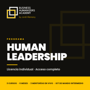 Licencia individual programa Human Leadership de Jordi Alemany