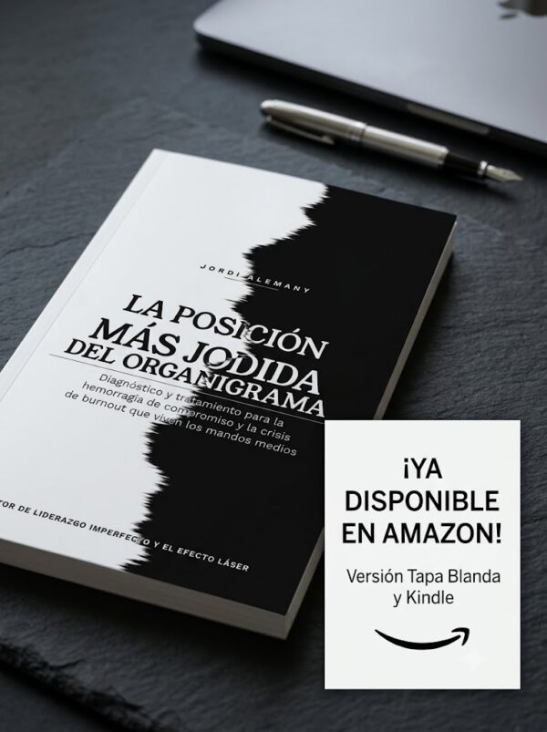 Portada del libro La posición más jodida del organigrama, de Jordi Alemany